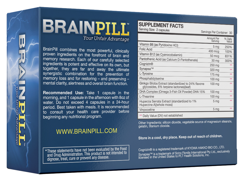 Brain Pill Ingredients